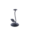 METAL CANDLE STAND WITH LEAF METAL CANDLE STAND WITH LEAF